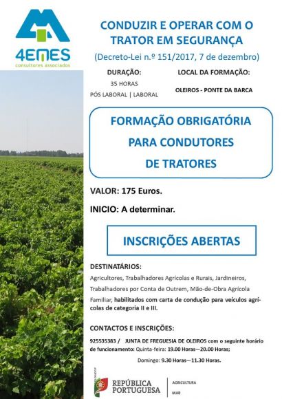 Formação obrigatória